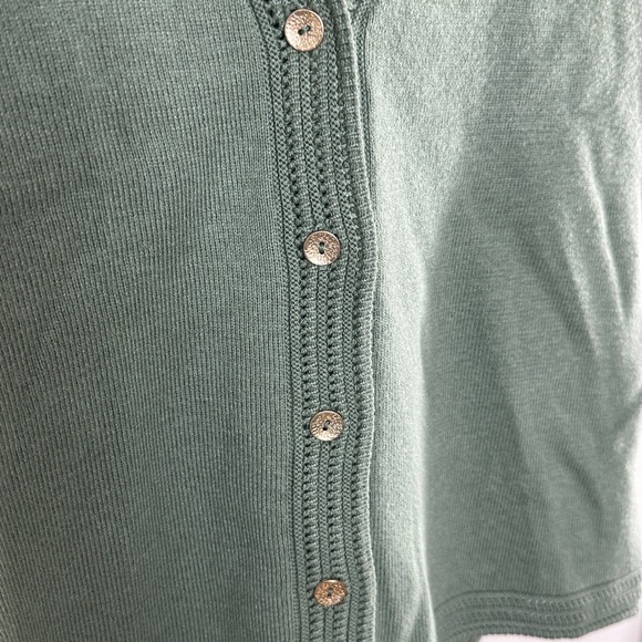 Joie Green Button-Up Women's Top MEDIUM - Picture 2 of 5